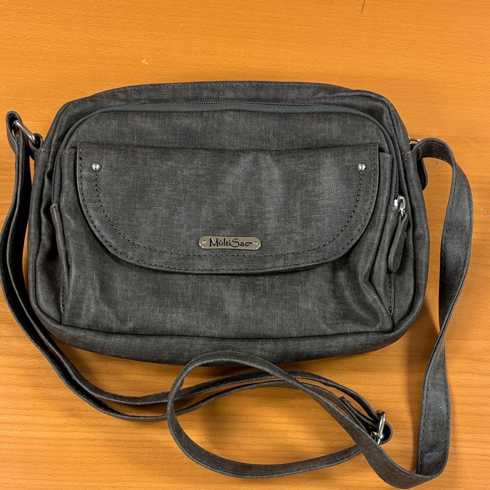 MeloSac Charcoal Gray Men's Messenger Bag